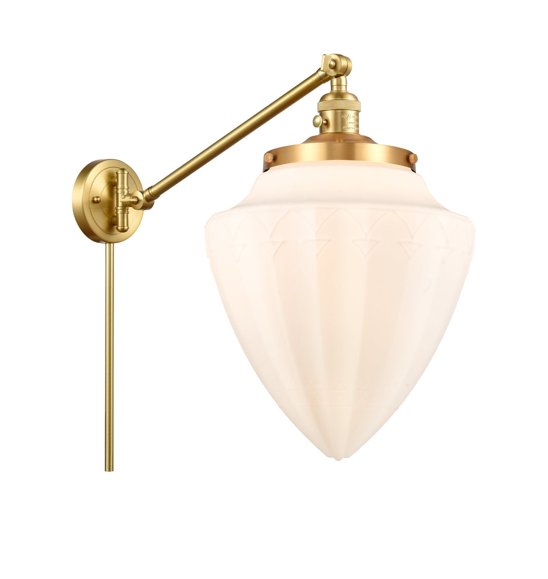 Innovations Lighting Bullet 12" Swing Arm - Satin Gold Reading | Swing Arms Innovations Lighting   