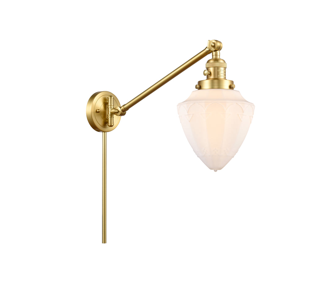 Innovations Lighting Bullet 7" Swing Arm - Satin Gold Reading | Swing Arms Innovations Lighting   