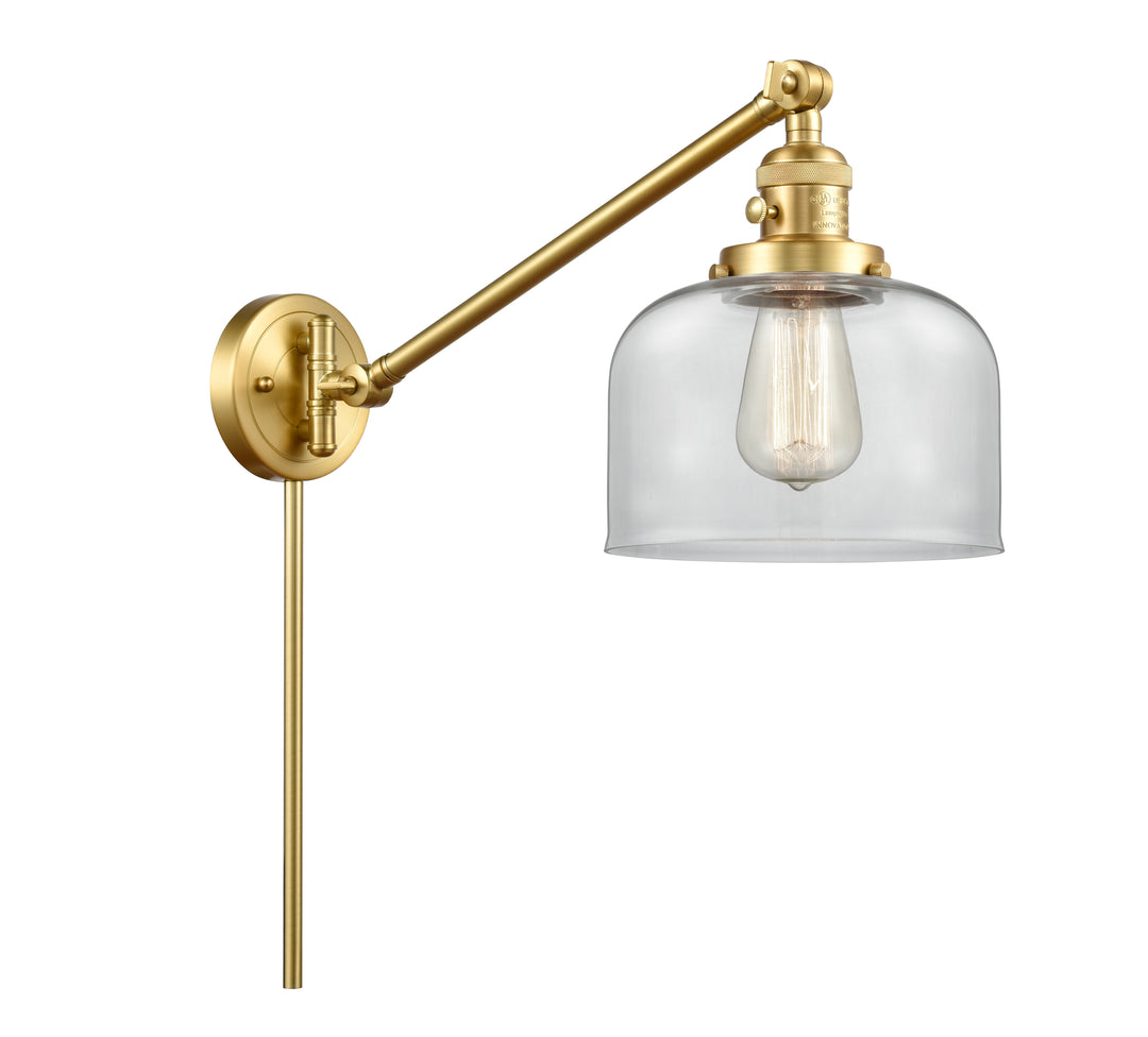 Innovations Lighting Bell 8" Swing Arm - Satin Gold Reading | Swing Arms Innovations Lighting   