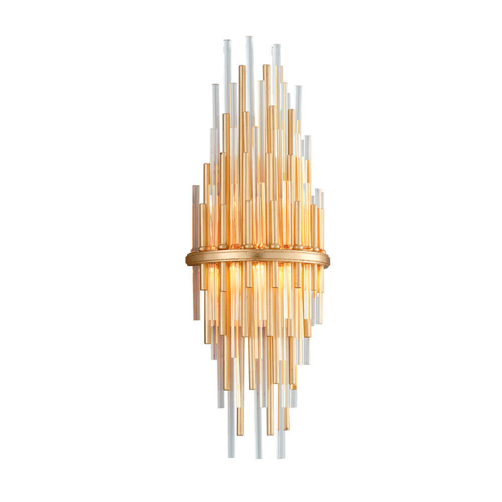 Corbett Lighting Theory Wall Sconce Wall Sconces Corbett Stainless Steel 8x22 