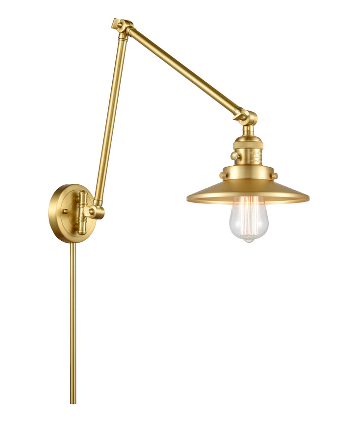 Innovations Lighting Railroad 8" Swing Arm - Satin Gold Reading | Swing Arms Innovations Lighting Default Title  