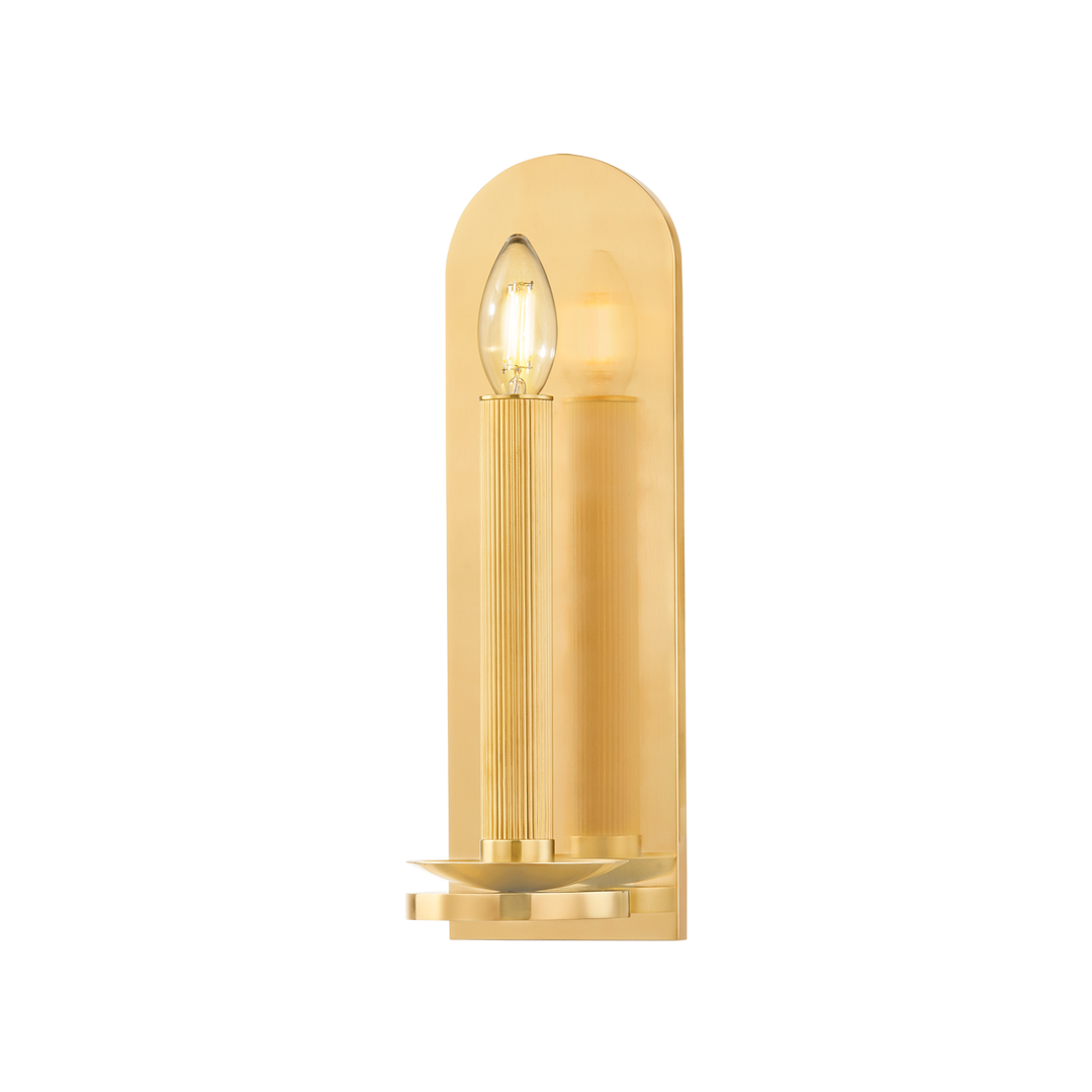 Hudson Valley Lighting LINDENHURST Wall Sconce Wall Sconces Hudson Valley Lighting Aged Brass  