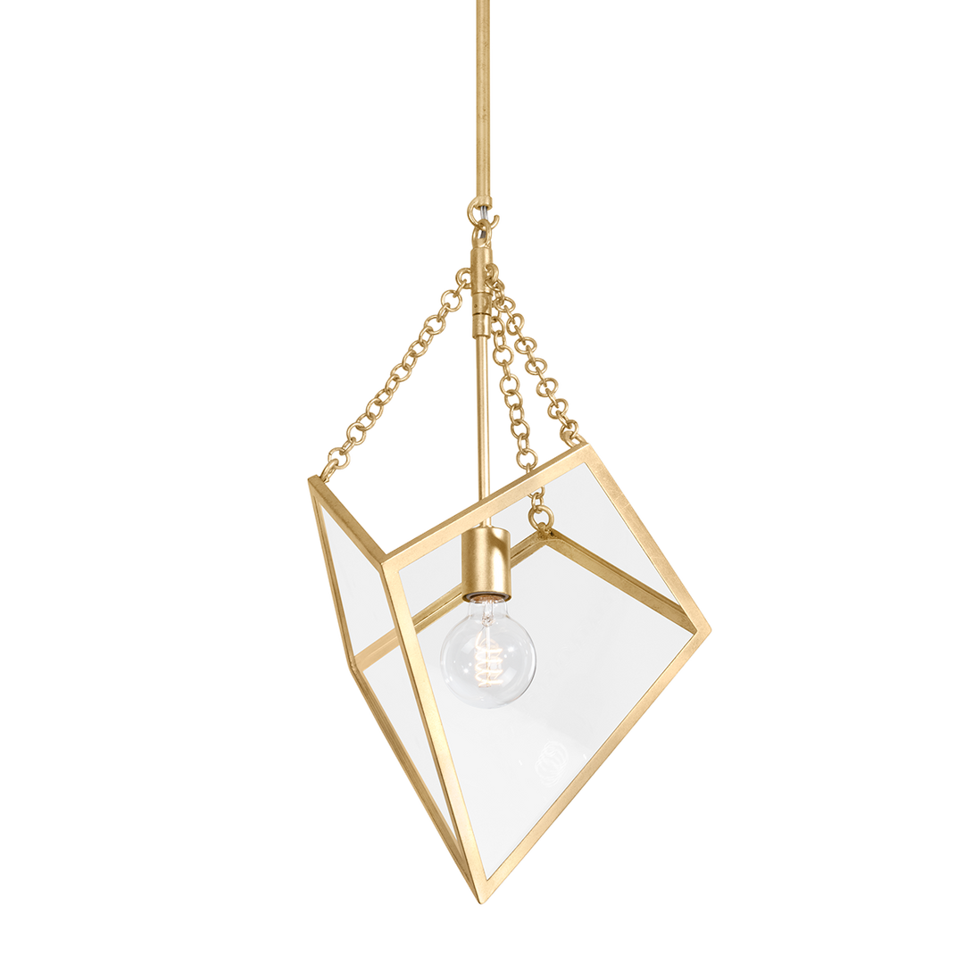 Hudson Valley Lighting BROOKFIELD Lantern Pendants Hudson Valley Lighting Vintage Gold Leaf  