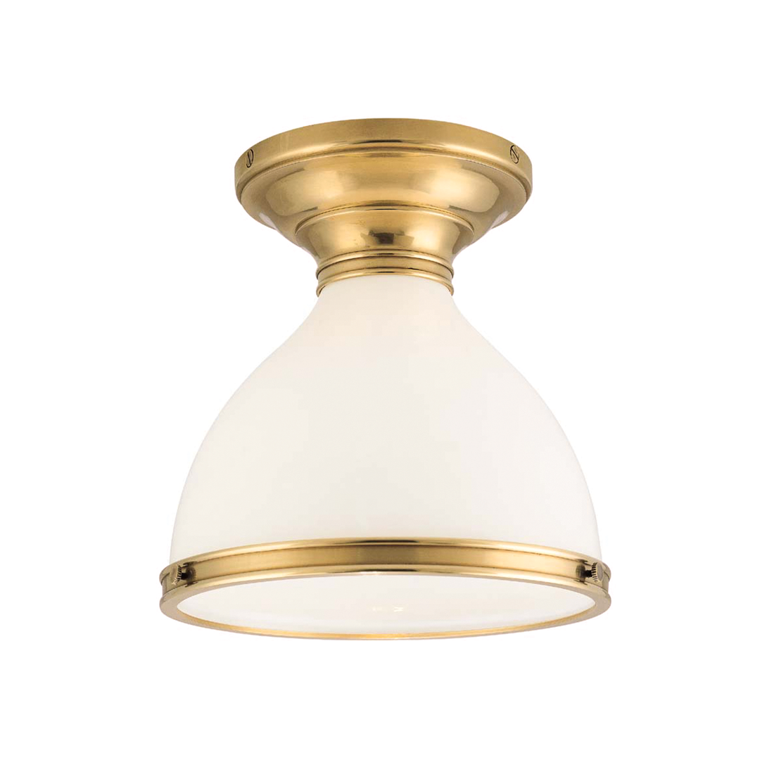 Hudson Valley Lighting Randolph Semi Flush Ceiling Semi Flush Mounts Hudson Valley Lighting Aged Brass  