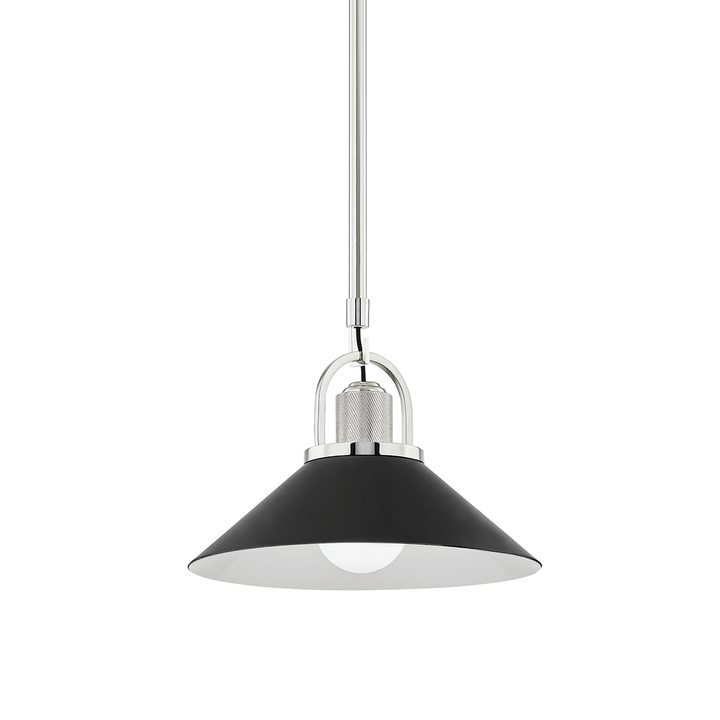 Hudson Valley Lighting Syosset Pendant Pendants Hudson Valley Lighting Polished Nickel/black  