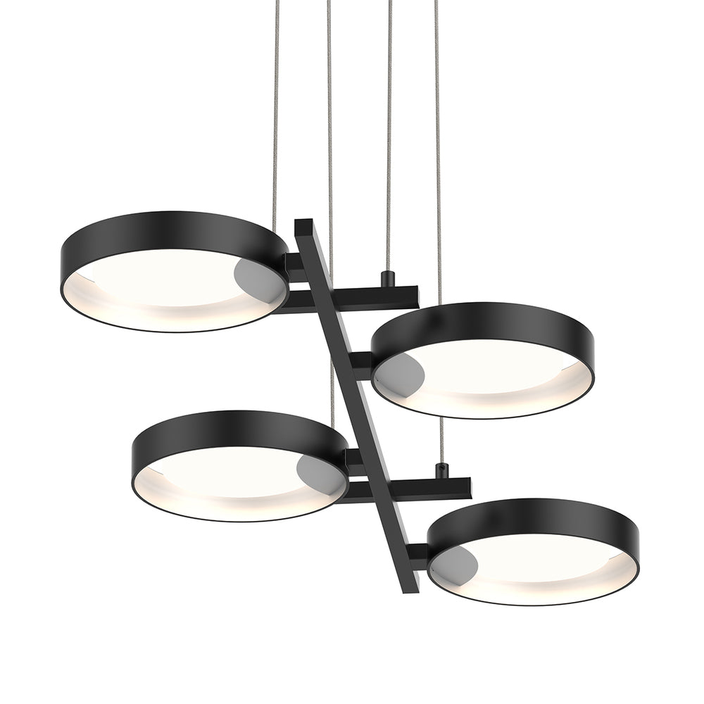 Sonneman Light Guide Ring 4-Light LED Bar Pendant