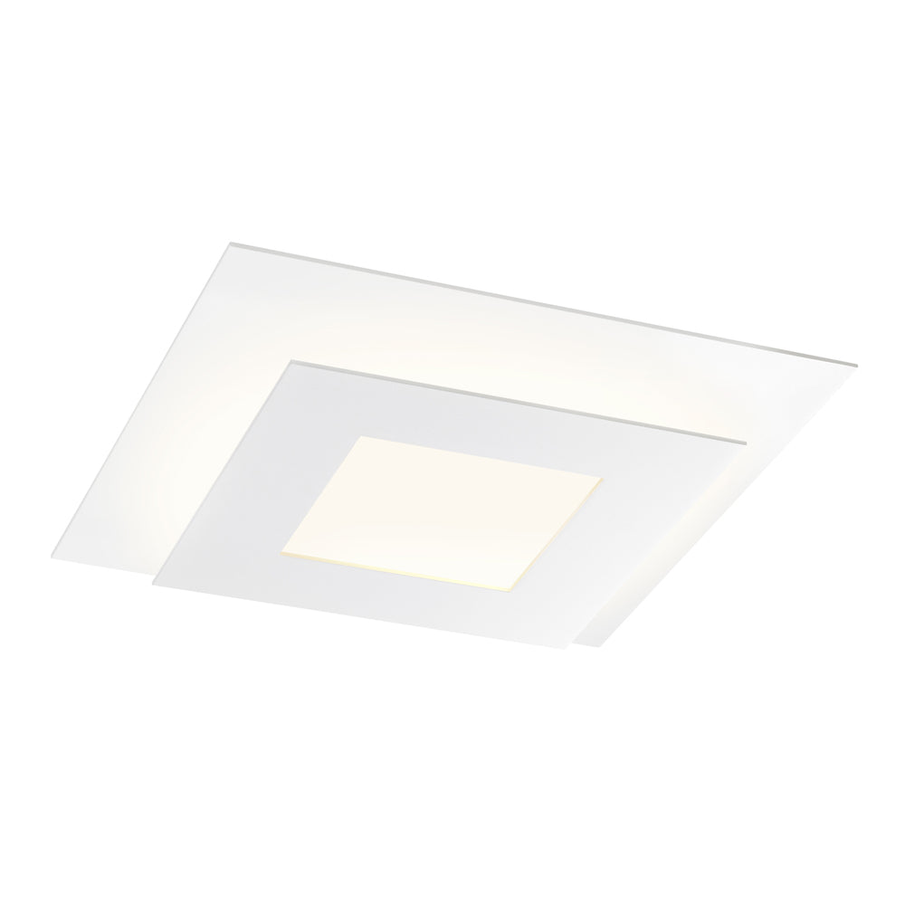 Sonneman Offset™ Square LED Surface Mount Ceiling Semi Flush Mounts Sonneman   