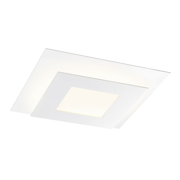 Sonneman Offset™ Square LED Surface Mount Ceiling Semi Flush Mounts Sonneman   