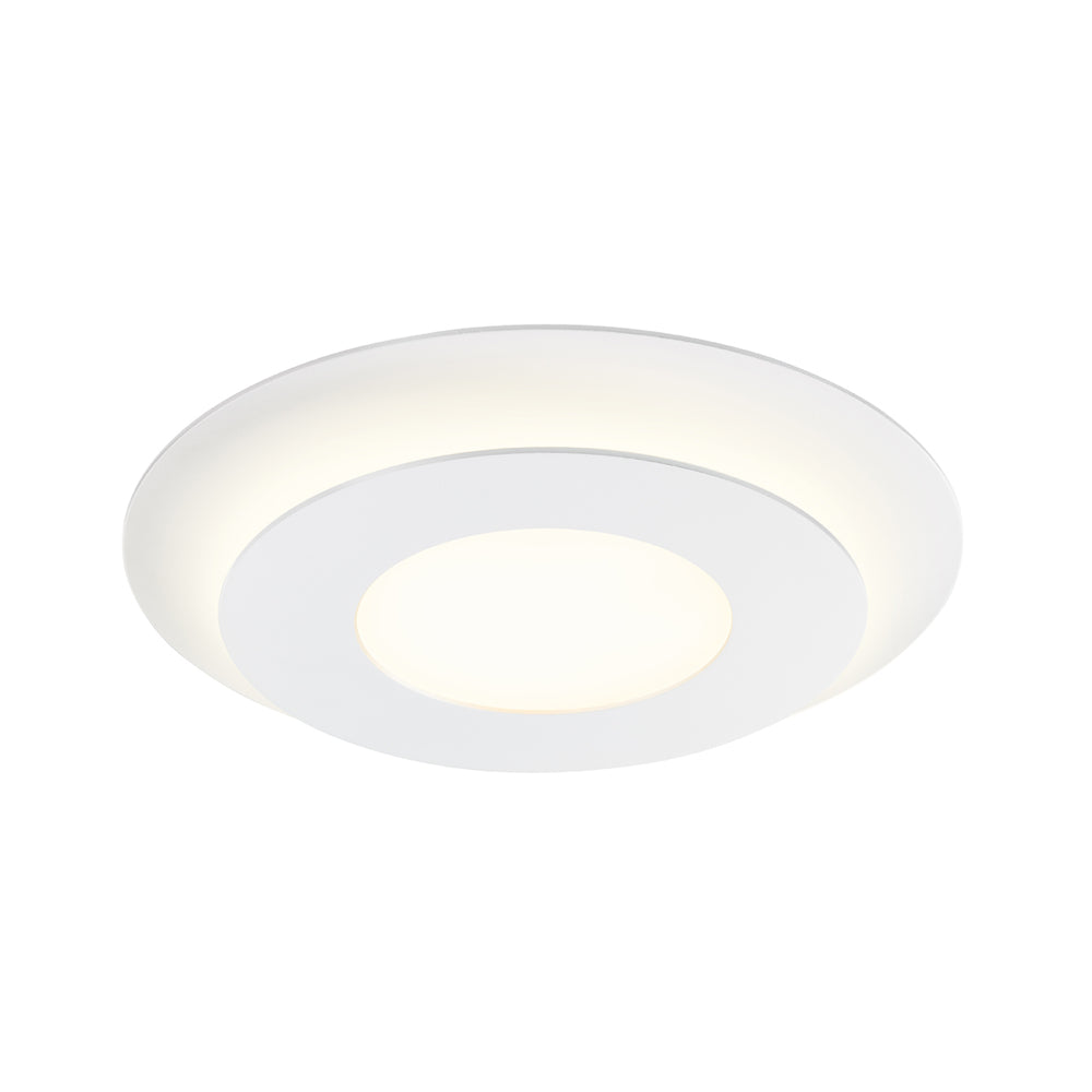 Sonneman Offset™ Round LED Surface Mount Ceiling Semi Flush Mounts Sonneman   