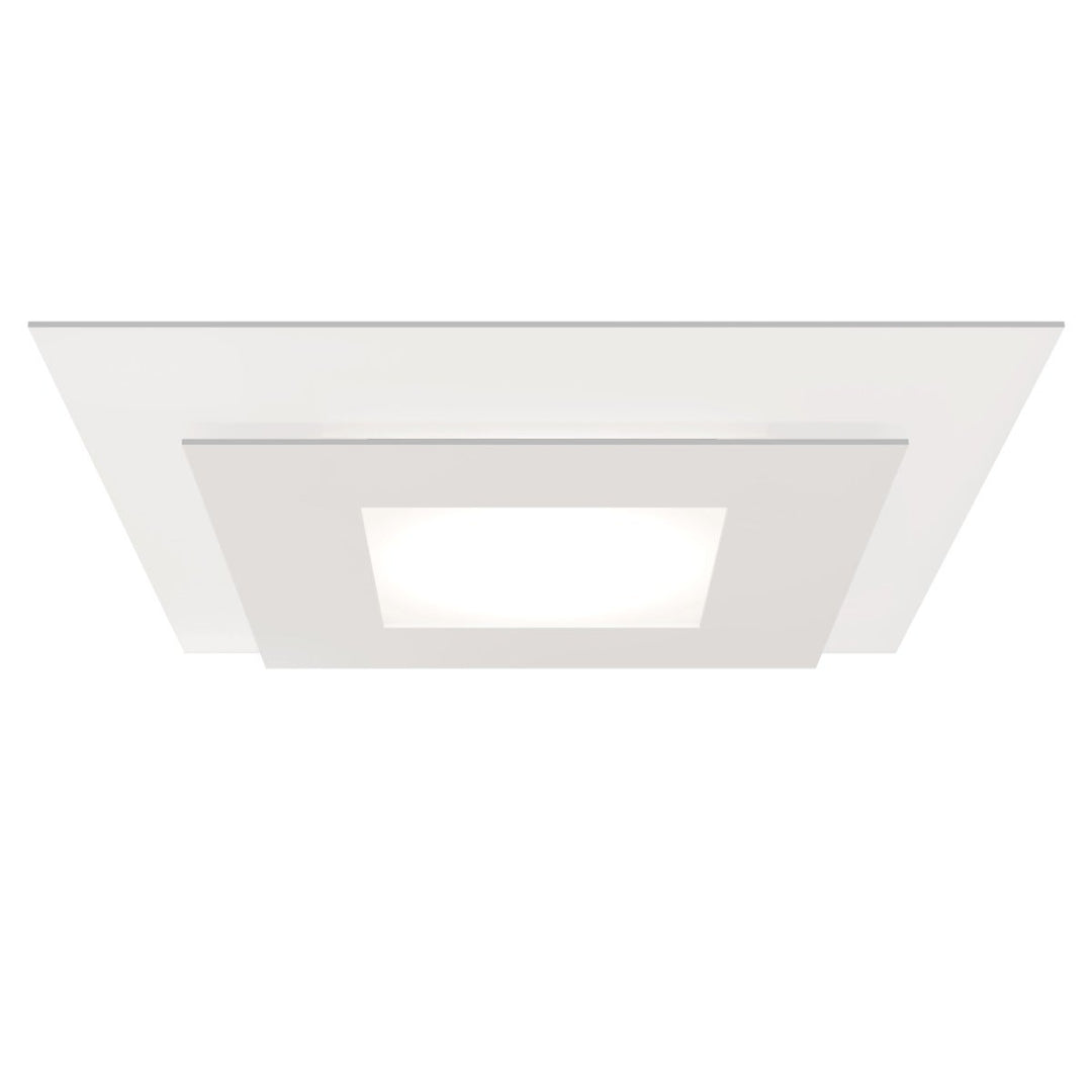 Sonneman Offset™ 20" Square LED Surface Mount Ceiling Semi Flush Mounts Sonneman   