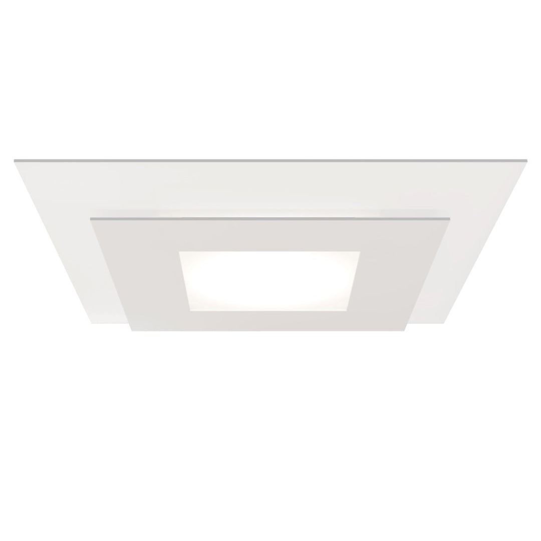 Sonneman Offset™ 20" Square LED Surface Mount (3500K) Ceiling Semi Flush Mounts Sonneman   