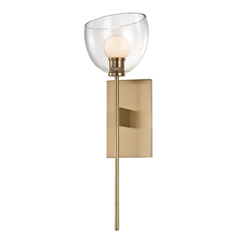 Hudson Valley Lighting Davis Wall Sconce Wall Sconces Hudson Valley Lighting Aged Brass  