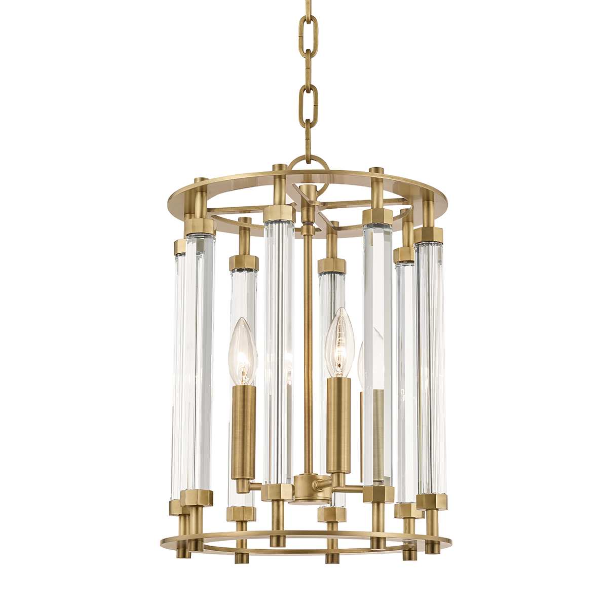 Hudson Valley Lighting Haddon Lantern Lantern Hudson Valley Lighting Aged Brass  