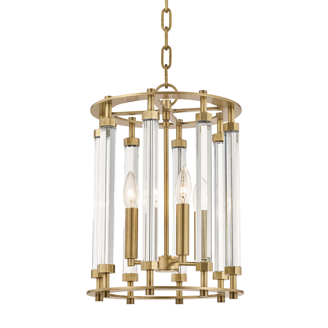 Hudson Valley Lighting Haddon Lantern Pendants Hudson Valley Lighting Aged Brass  