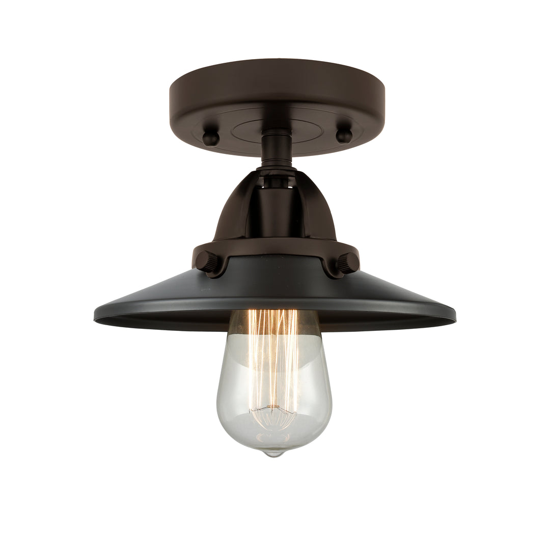 Innovations Lighting Railroad 8" Semi-Flush Mount - Oil Rubbed Bronze