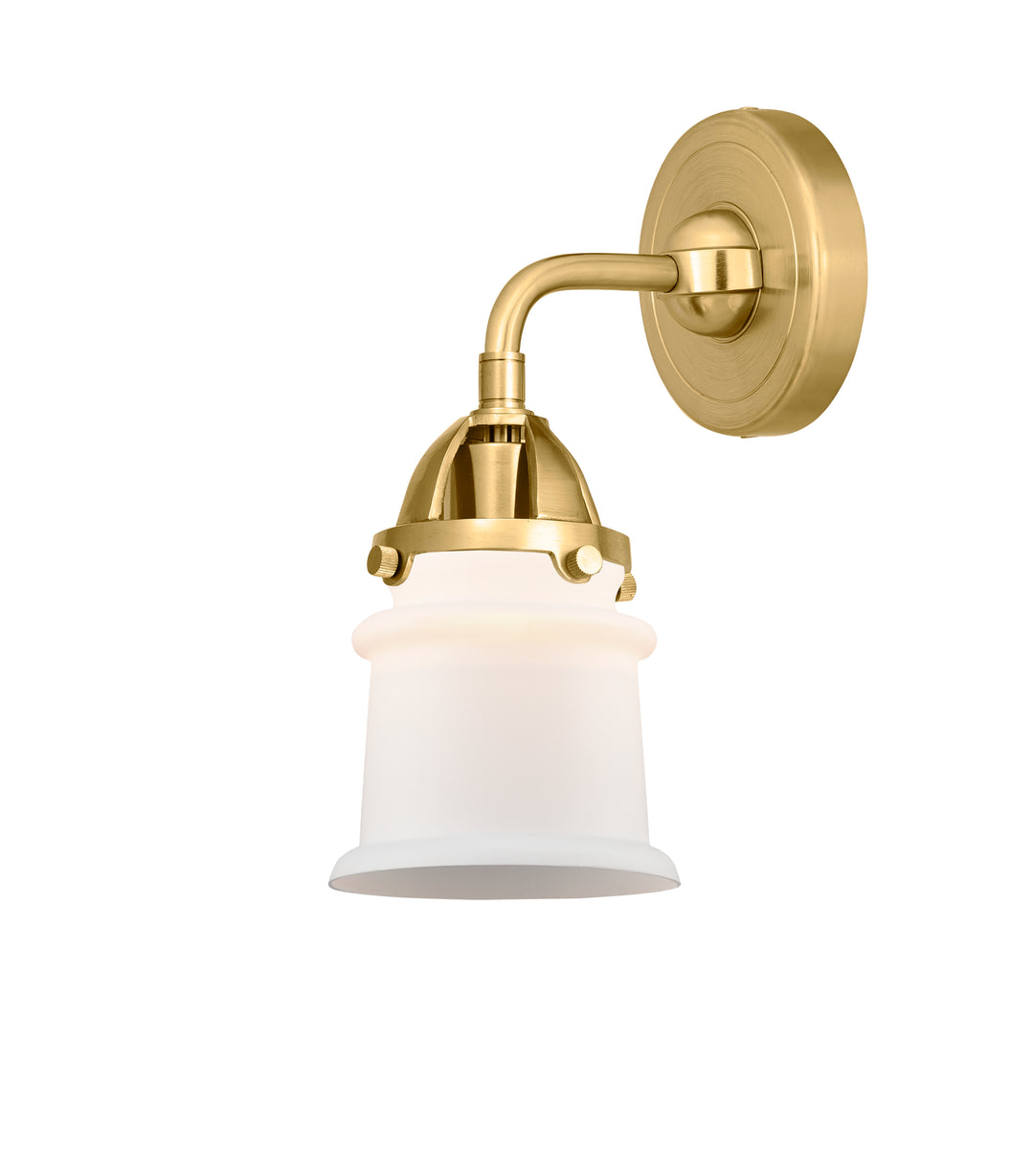 Innovations Lighting Canton 5" Sconce - Satin Gold Wall Sconces Innovations Lighting   