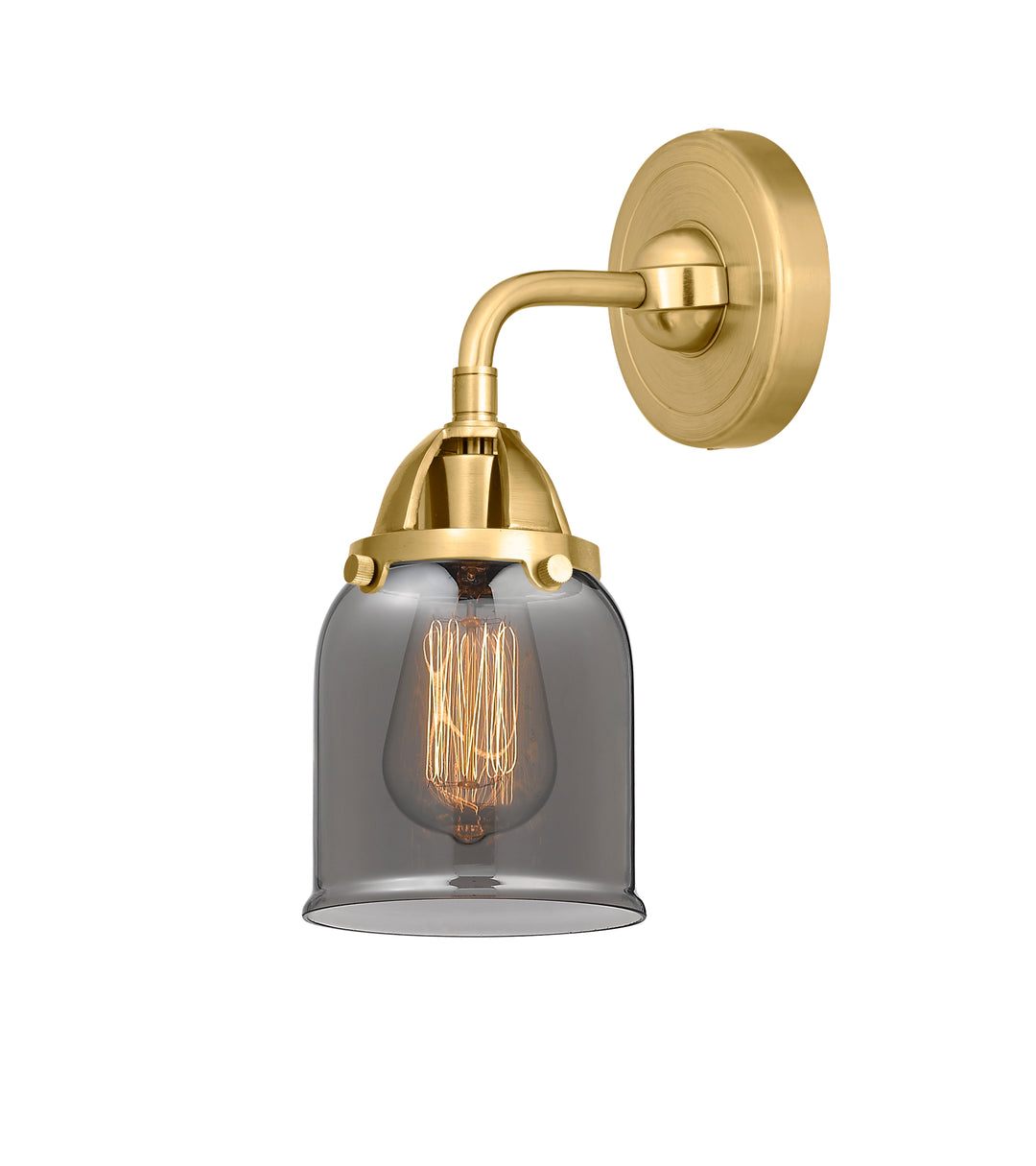 Innovations Lighting Bell 5" Sconce - Satin Gold Wall Sconces Innovations Lighting   