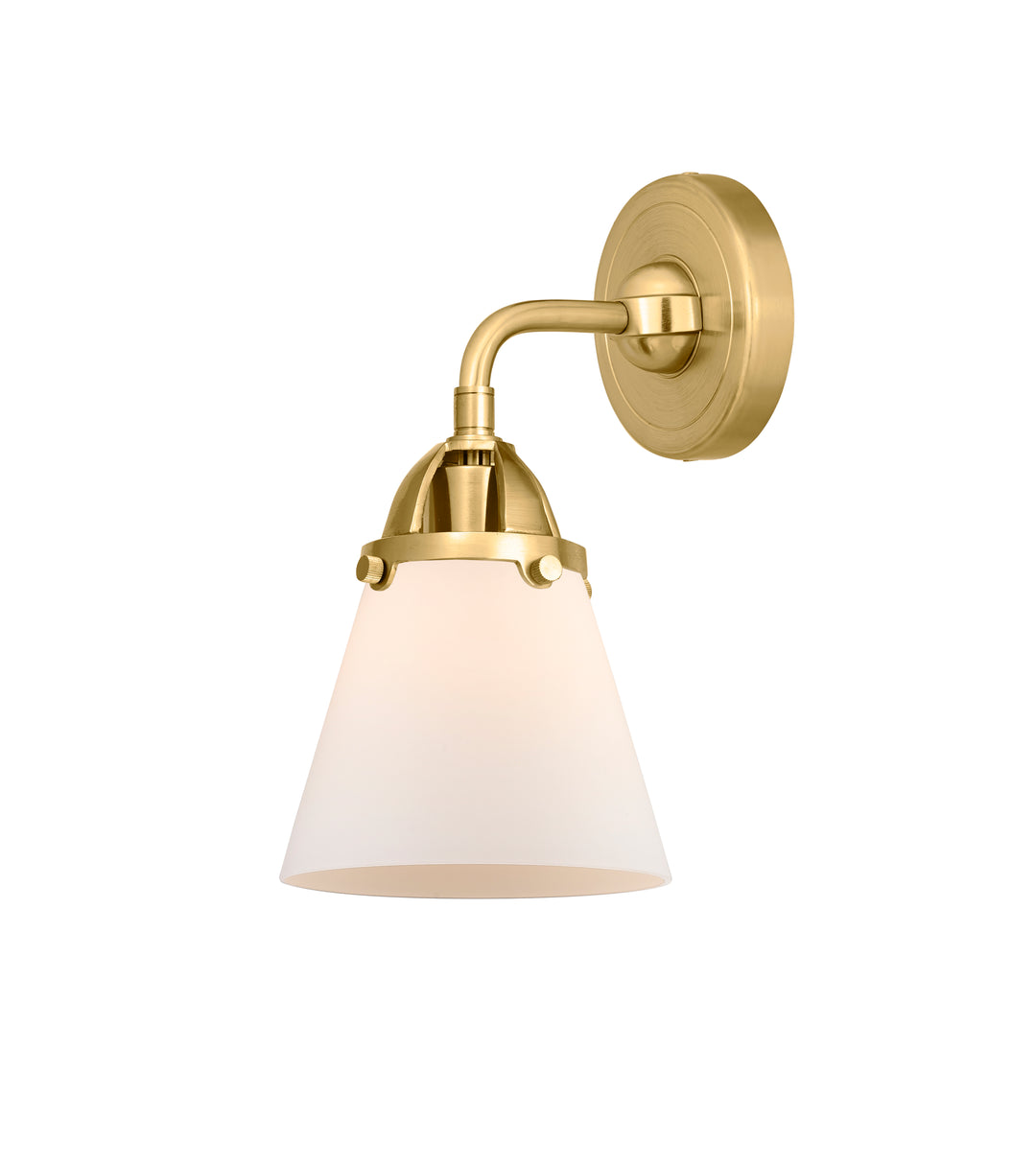 Innovations Lighting Cone 6" Sconce - Satin Gold Wall Sconces Innovations Lighting   