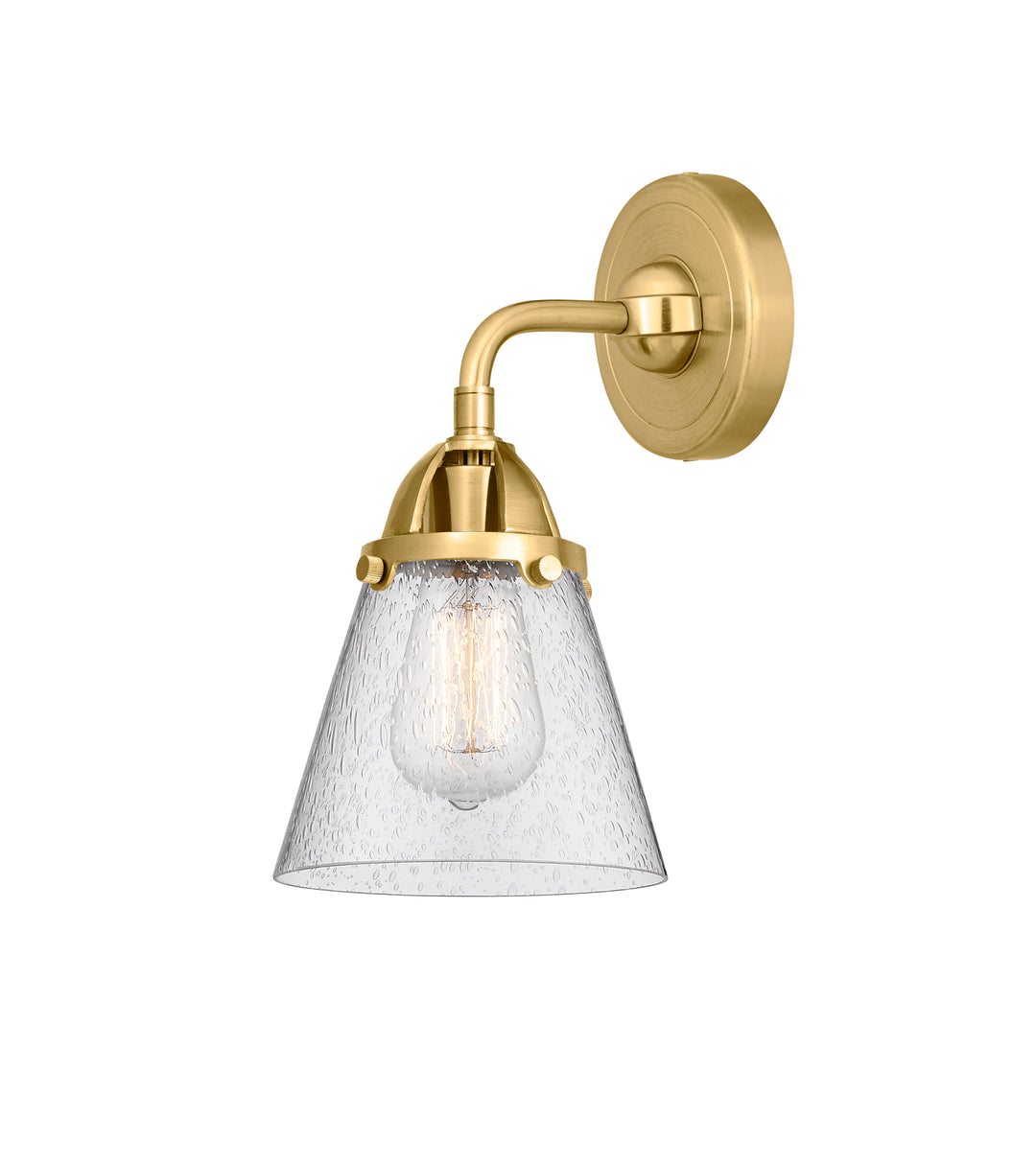 Innovations Lighting Cone 6" Sconce - Satin Gold Wall Sconces Innovations Lighting   