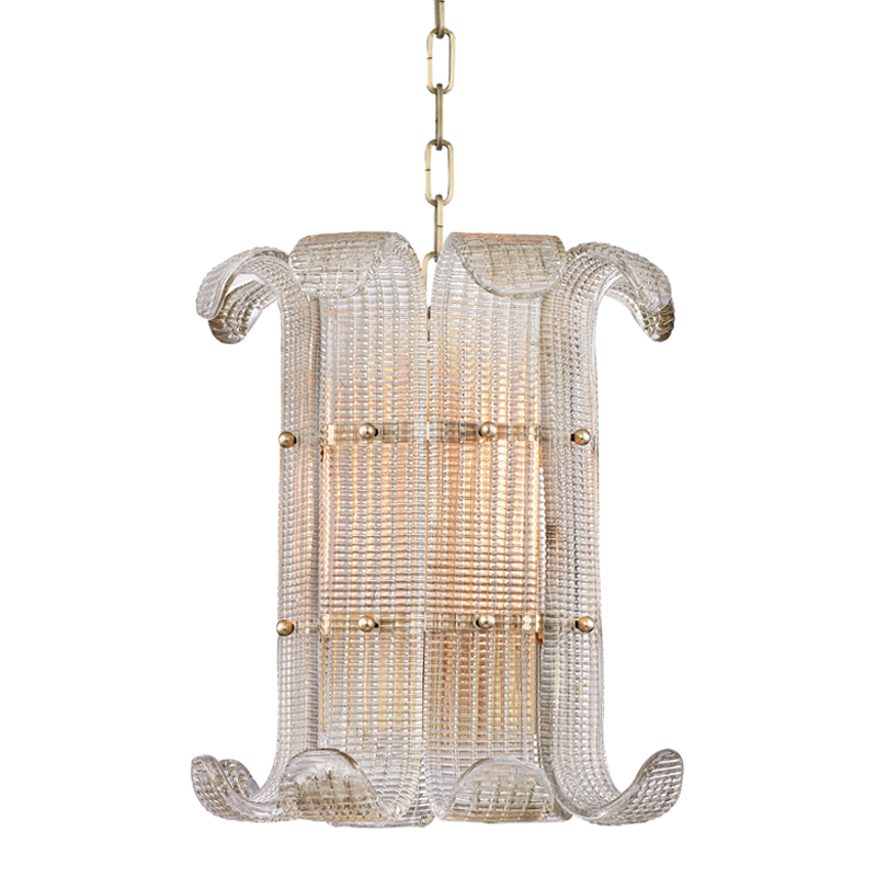 Hudson Valley Lighting Brasher Pendant Pendant Hudson Valley Lighting Aged Brass  