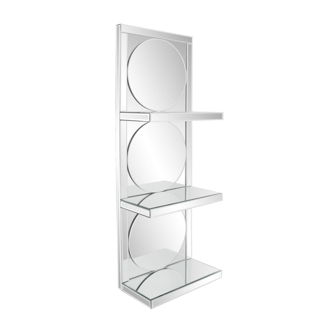 Howard Elliott Collection Triplex Mirrored Wall Shelf Mirrors Howard Elliott Collection   