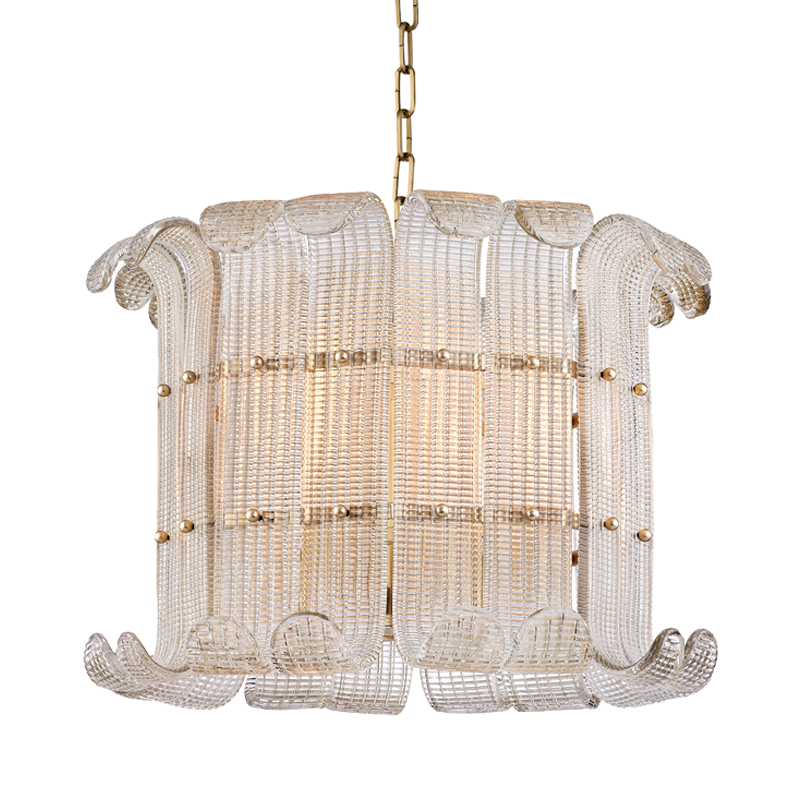 Hudson Valley Lighting Brasher Chandelier Chandelier Hudson Valley Lighting Aged Brass  