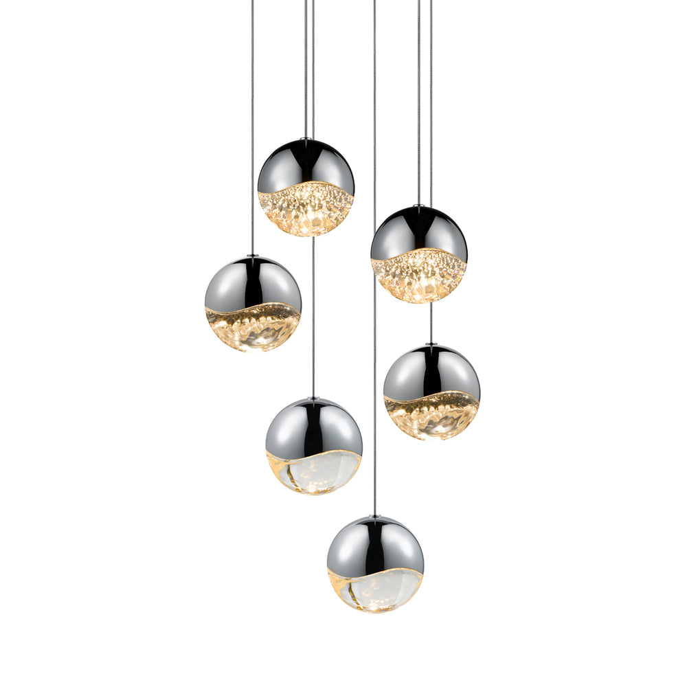 Sonneman Grapes® 6-Light Round Large LED Pendant