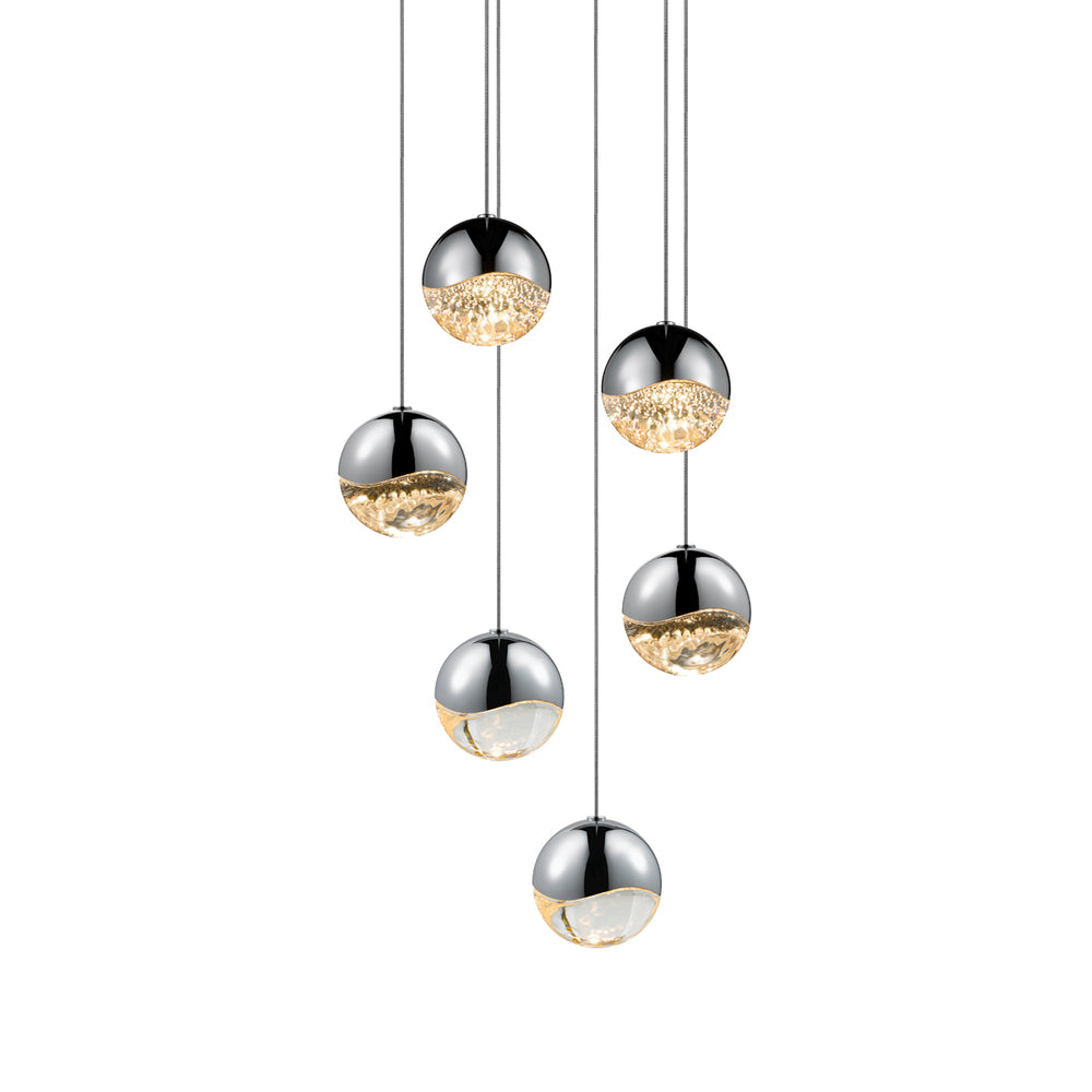 Sonneman Grapes® 6-Light Round Medium LED Pendant Pendants Sonneman   