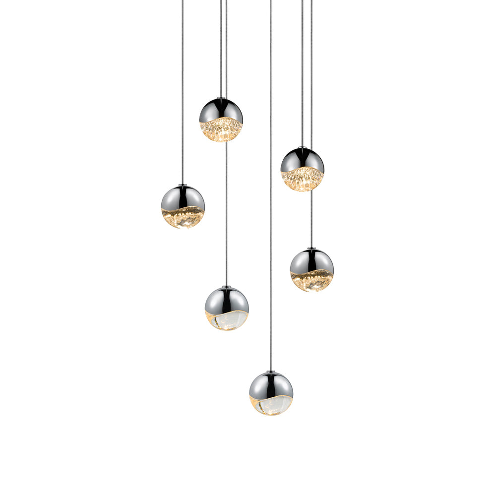 Sonneman Grapes® 6-Light Round Small LED Pendant Pendants Sonneman   