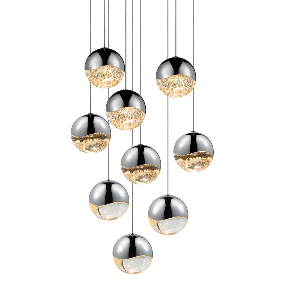 Sonneman Grapes® 9-Light Round Large LED Pendant