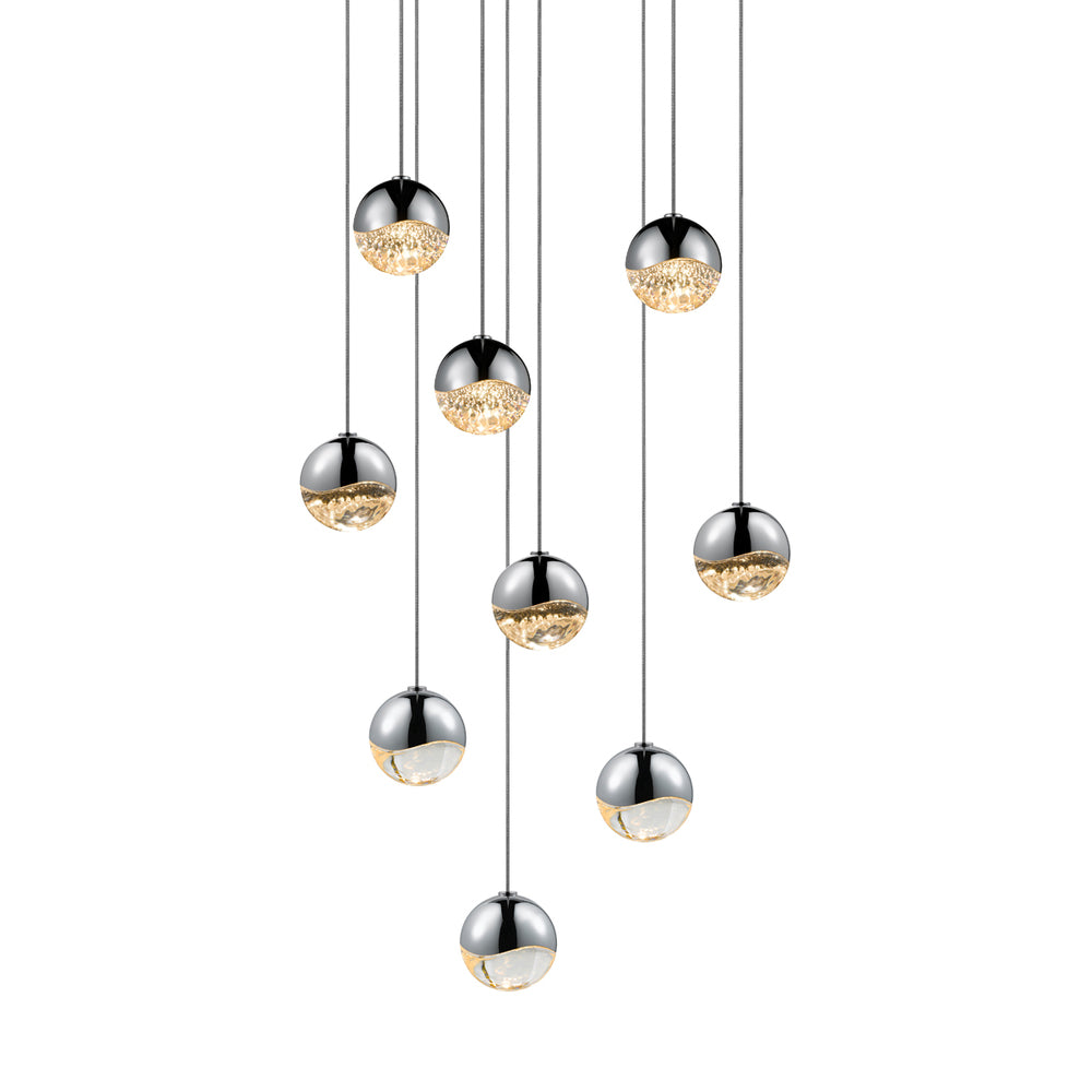 Sonneman Grapes® 9-Light Round Small LED Pendant Pendants Sonneman   