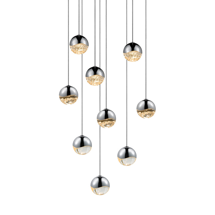 Sonneman Grapes® 9-Light Round Small LED Pendant Pendants Sonneman   