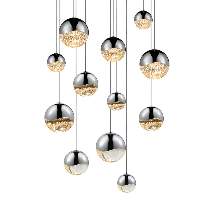 Sonneman Grapes® 12-Light Round Assorted LED Pendant