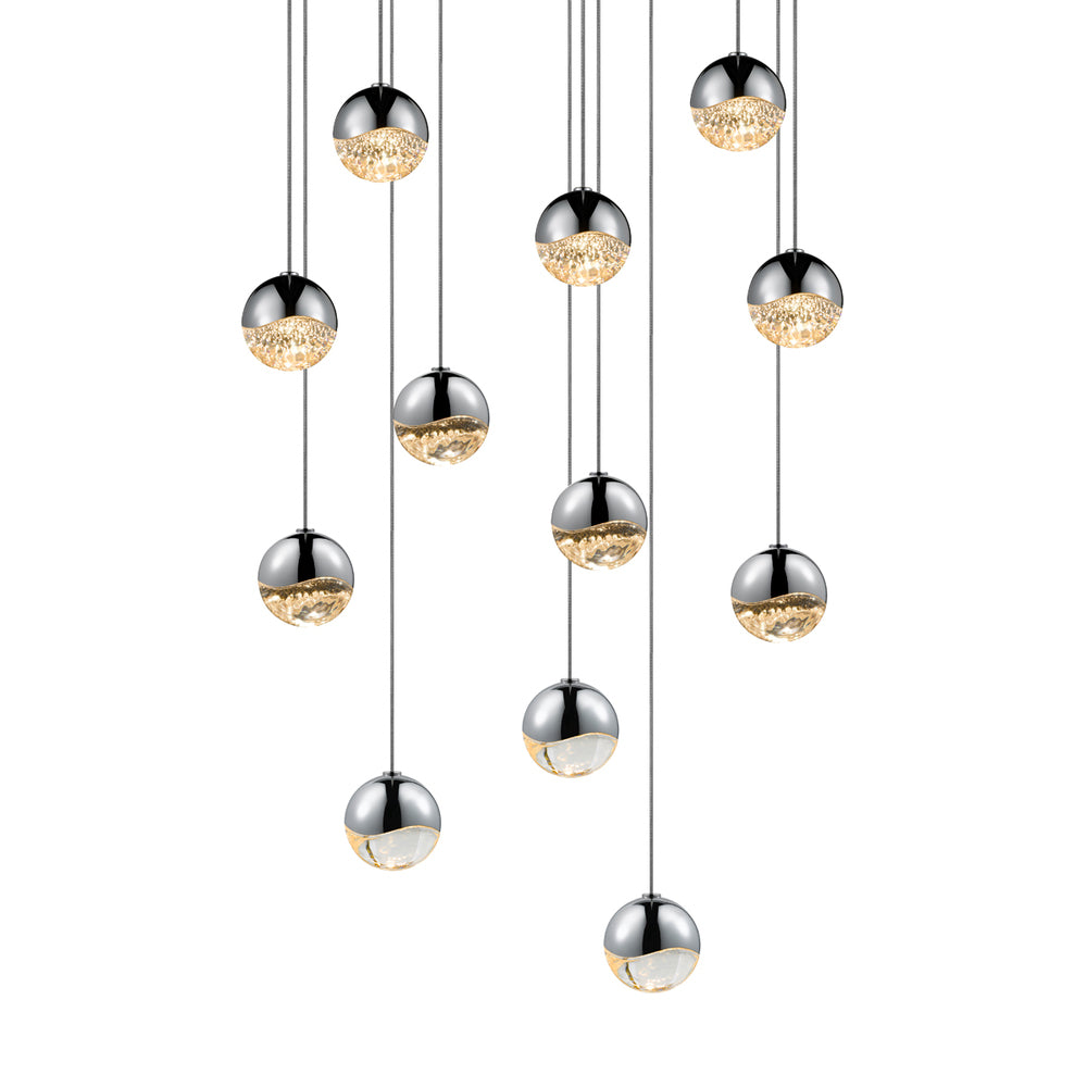 Sonneman Grapes® 12-Light Round Small LED Pendant