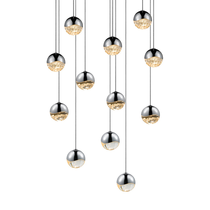 Sonneman Grapes® 12-Light Round Small LED Pendant Pendants Sonneman   