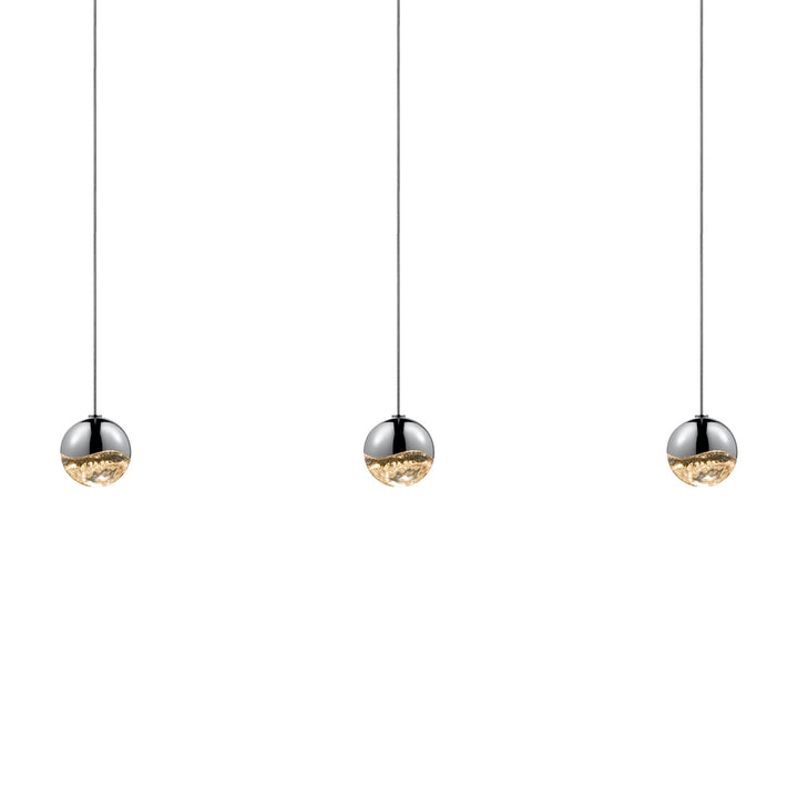 Sonneman Grapes® 3-Light Rectangle Small LED Pendant