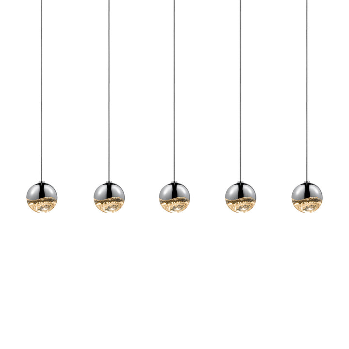 Sonneman Grapes® 5-Light Rectangle Small LED Pendant Pendants Sonneman   