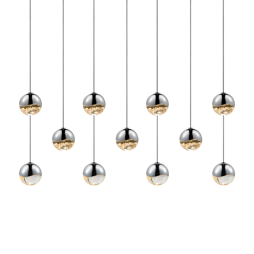 Sonneman Grapes® 11-Light Rectangle Small LED Pendant