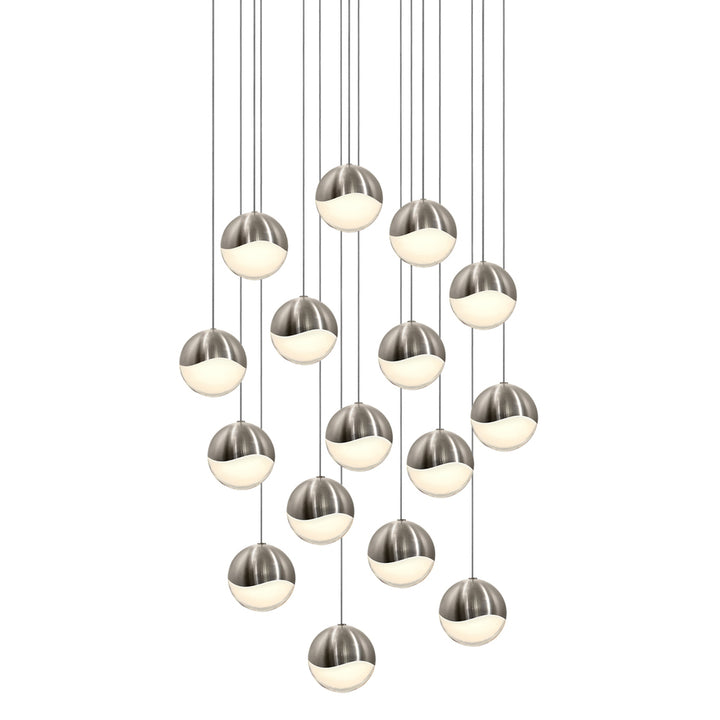 Sonneman Grapes® 16-Light Square Large LED Pendant Pendants Sonneman   