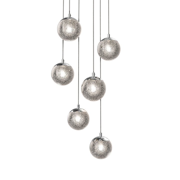 Sonneman Champagne Bubbles 6-Light Round LED Pendant Pendants Sonneman   