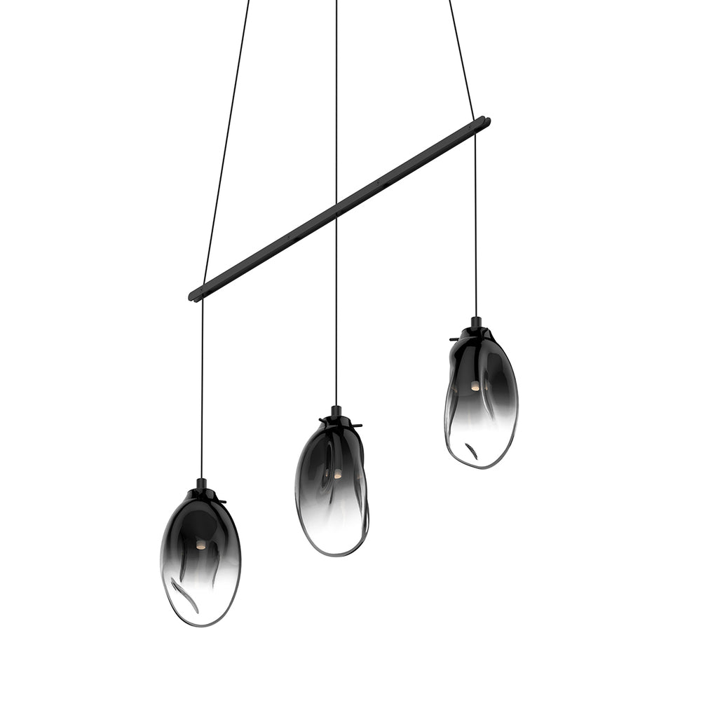 Sonneman Liquid 3-Light Linear Spreader LED Pendant