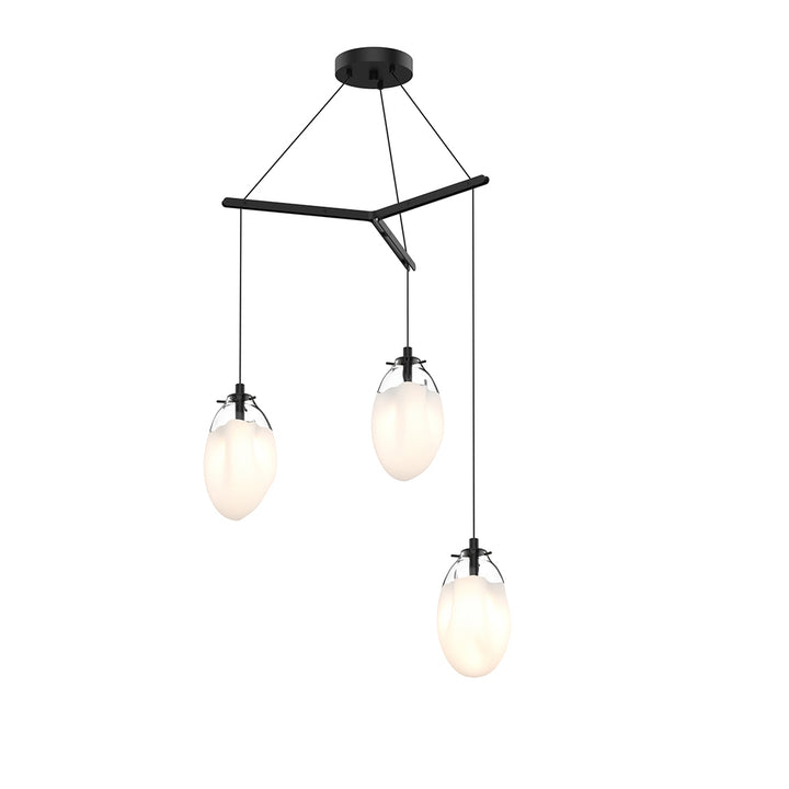 Sonneman Liquid 3-Light Tri-Spreader LED Pendant Pendants Sonneman   