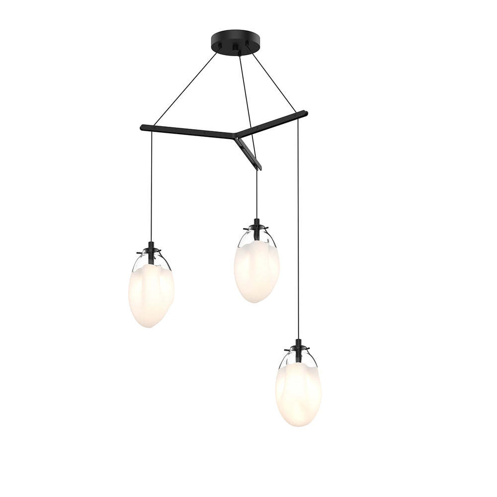 Sonneman Liquid 3-Light Tri-Spreader LED Pendant Pendants Sonneman   