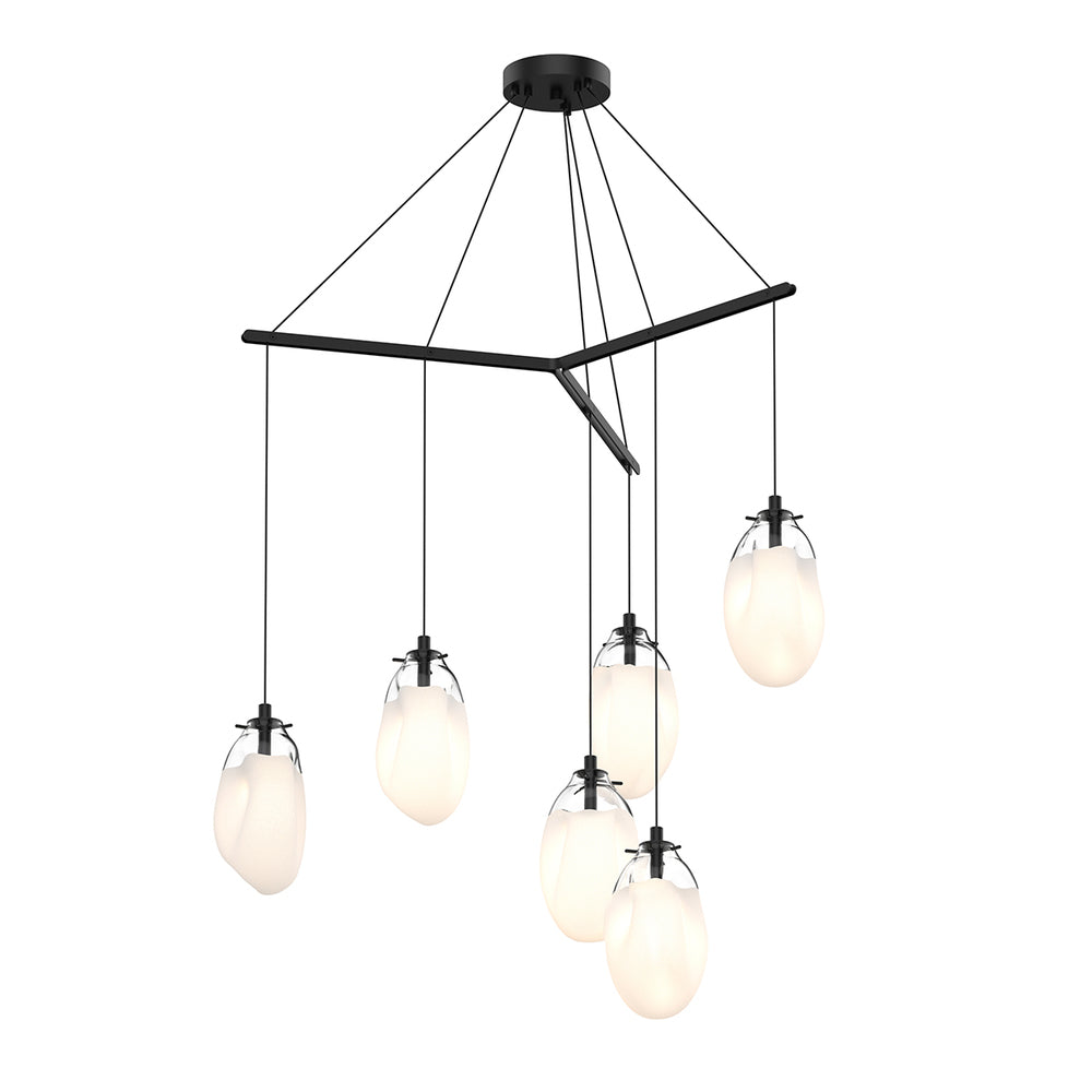 Sonneman Liquid 6-Light Tri-Spreader LED Pendant Pendants Sonneman   