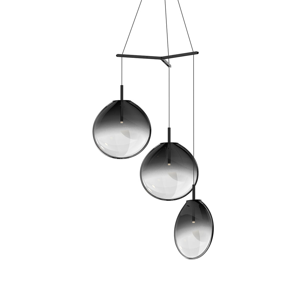 Sonneman Cantina Large 3-Light Tri-Spreader LED Pendant