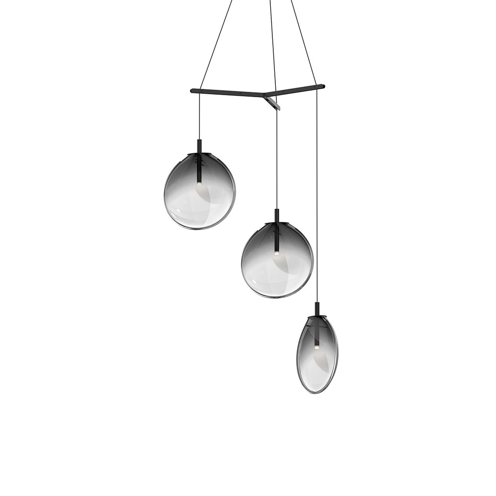 Sonneman Cantina Medium 3-Light Tri-Spreader LED Pendant