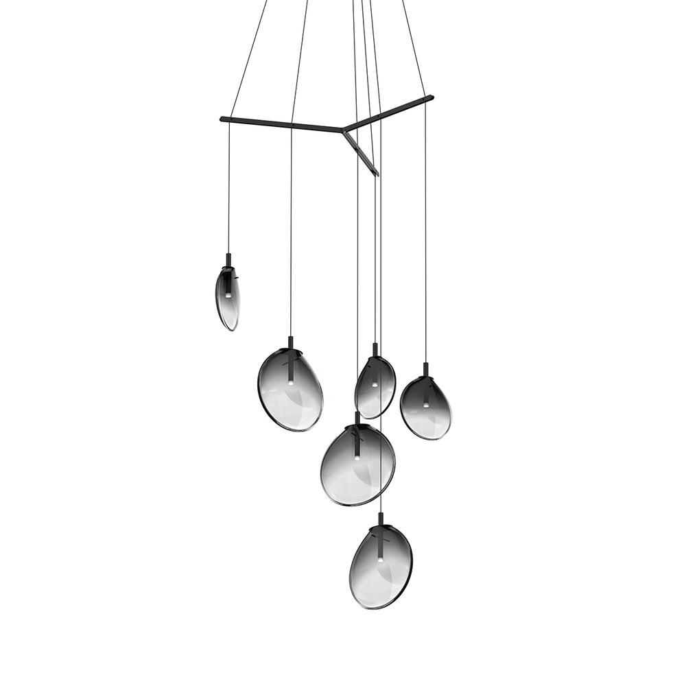 Sonneman Cantina 6-Light Tri-Spreader LED Pendant