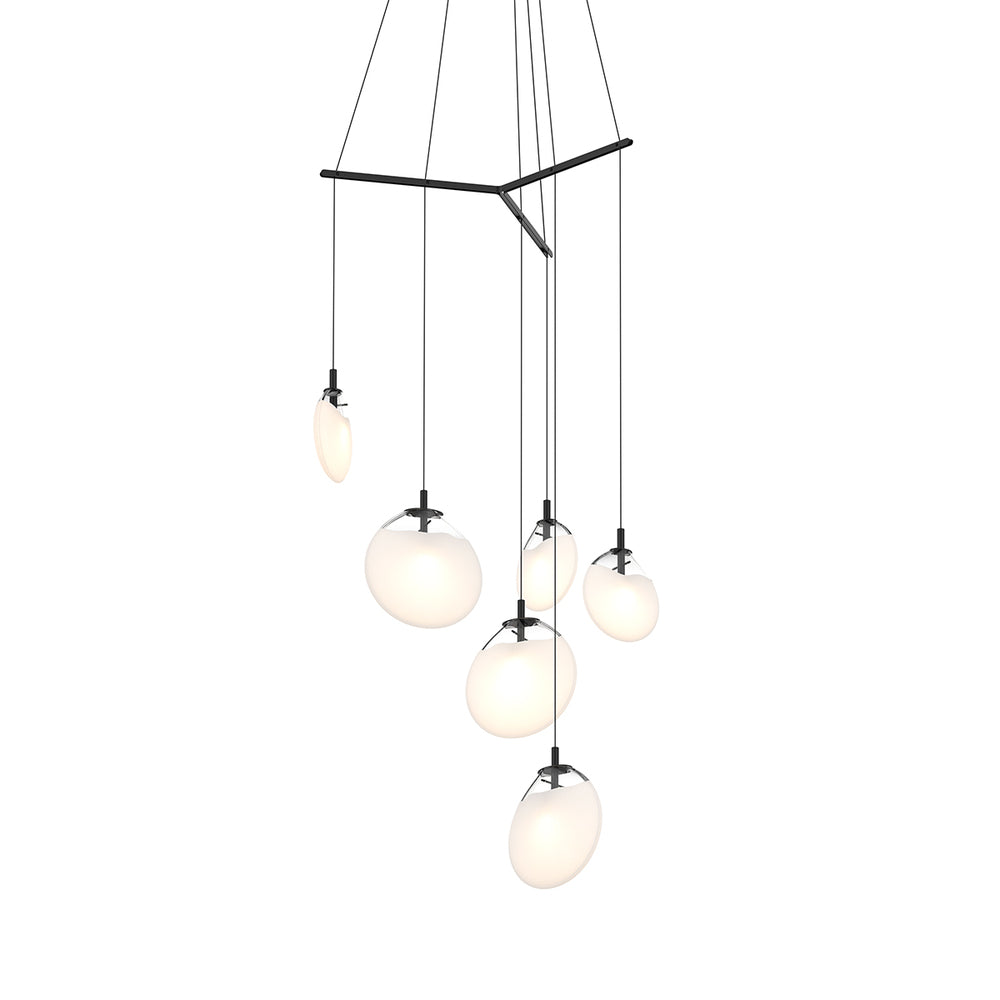 Sonneman Cantina 6-Light Tri-Spreader LED Pendant Pendants Sonneman   