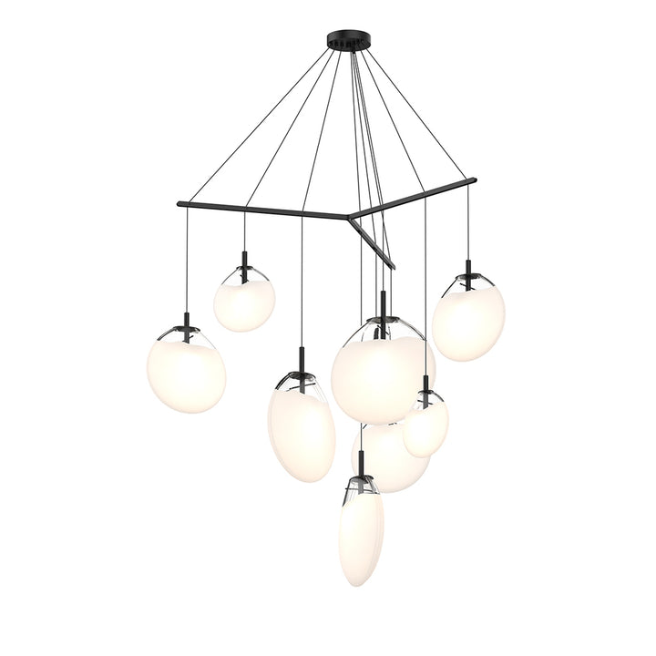 Sonneman Cantina 9-Light Tri-Spreader LED Pendant Pendants Sonneman   