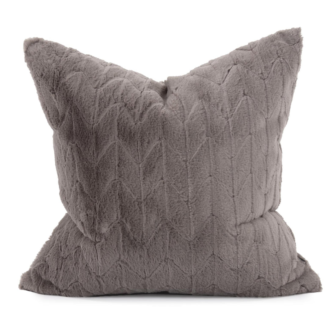 Howard Elliott Collection 24 x 24 Angora Stone Pillow - Down Insert